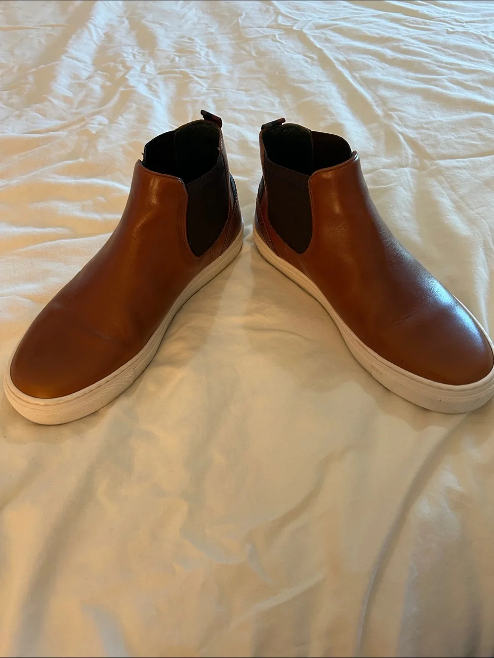 Ted Baker Men's Lykeen Sneakers brown leather size men seven new without box
